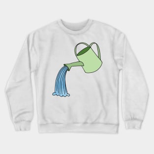 Watercolor Watering Can Crewneck Sweatshirt